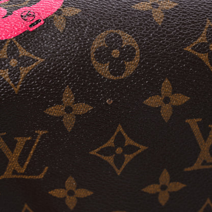 Louis Vuitton Monogram Bay Speedy 30 Rose Ballerine Poppy 9 of 11