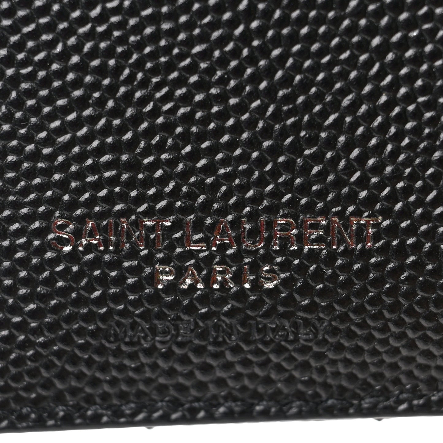 Grain De Poudre Matelasse Chevron Monogram Zipped Card Case Black