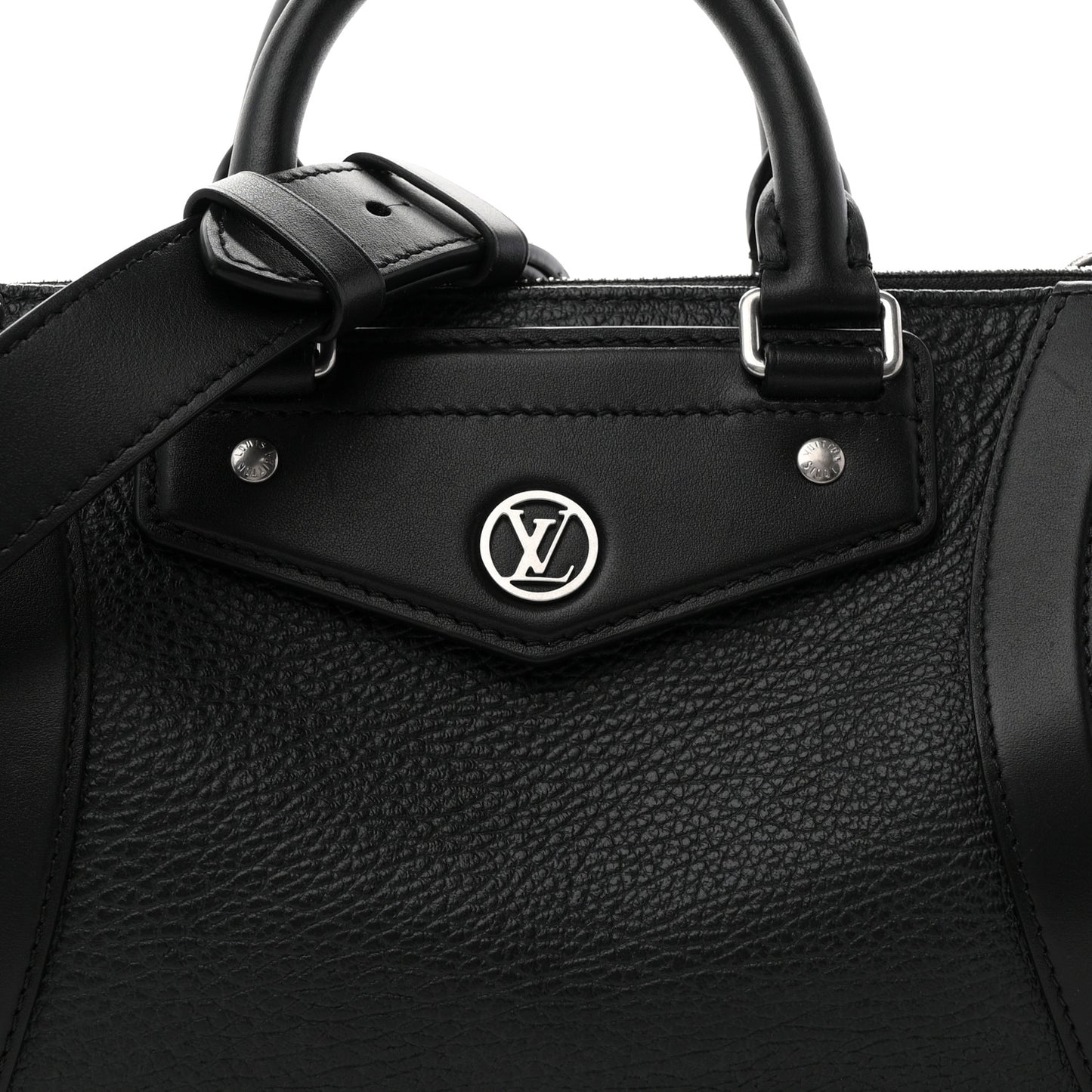 Pixel Lambskin LV Biker PM Black