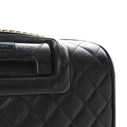 Chanel Calfskin Quilted Coco Case Trolley Black 7 of 15