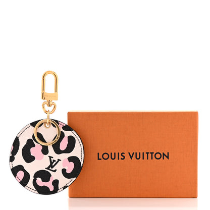 Louis Vuitton Monogram Wild At Heart Illustre Bag Charm Key Ring Black 4 of 4