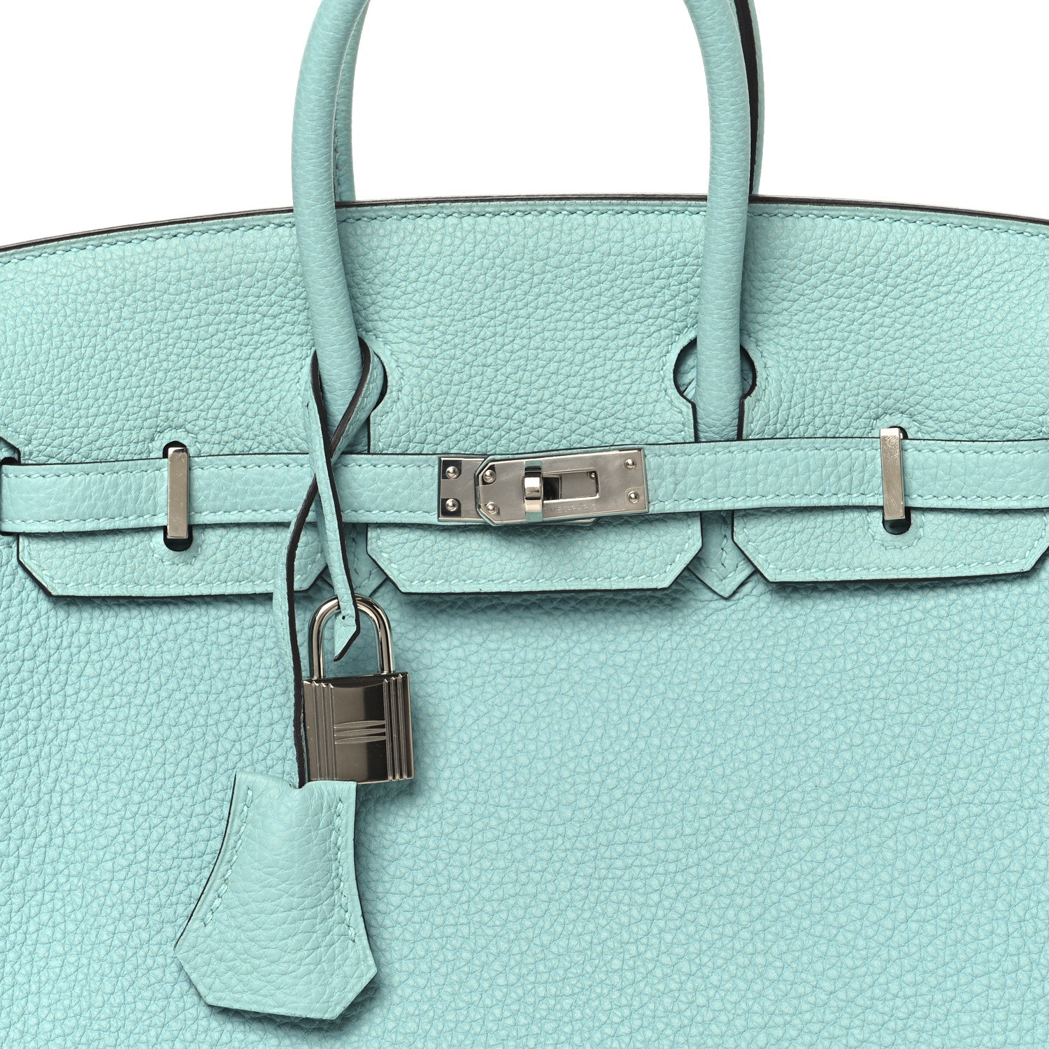 Hermes Togo Birkin 25 Bleu Atoll 8 of 14