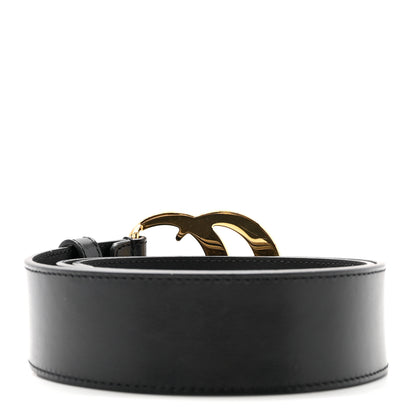 Gucci Textured Calfskin Double G 40mm Belt 75 30 Black 2 of 6