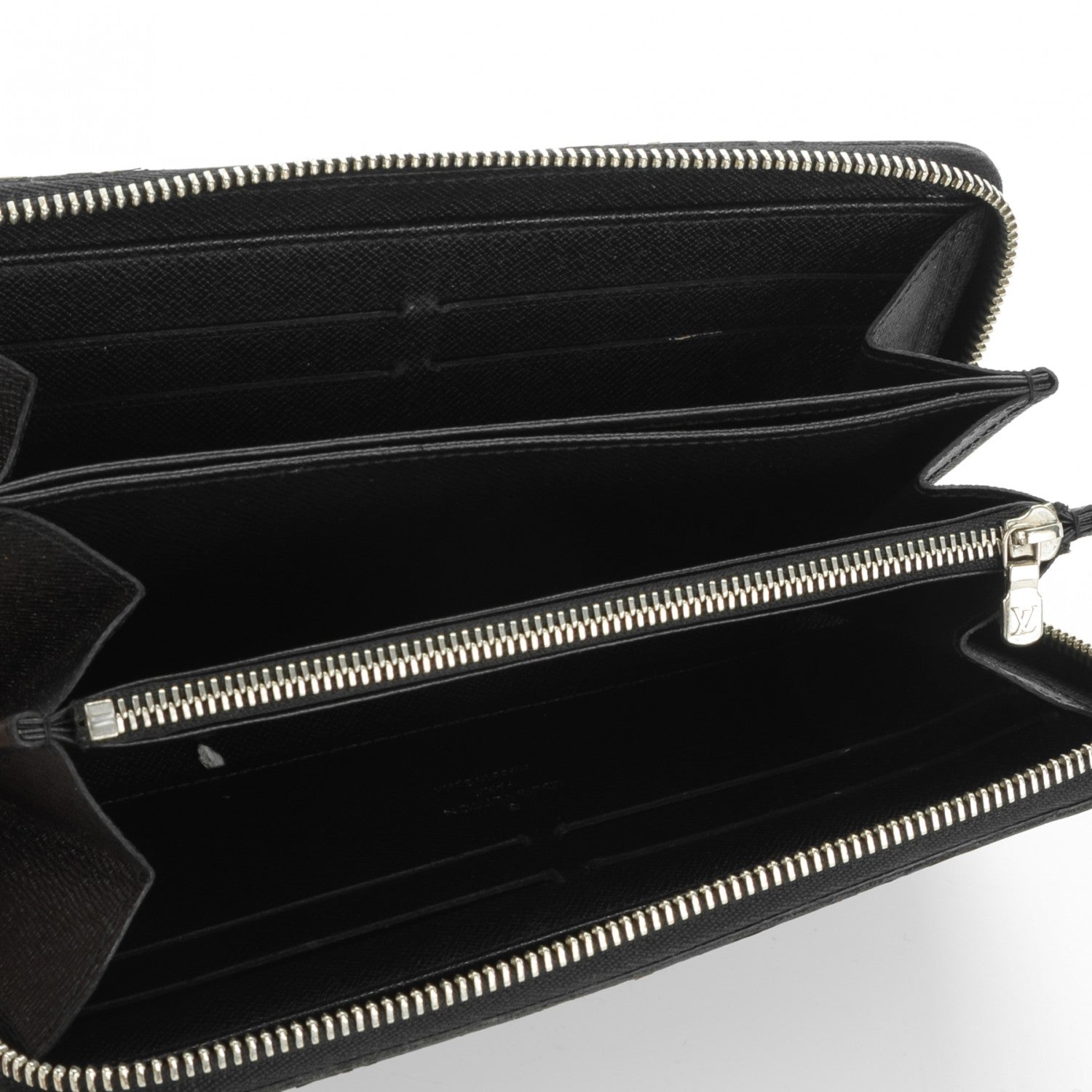 Louis Vuitton Epi Electric Zippy Wallet Black 5 of 7