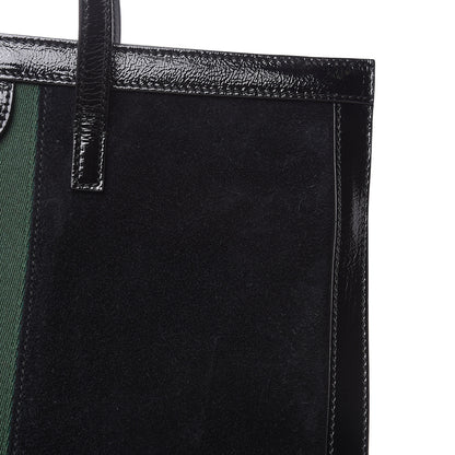 Gucci Suede Web Ophidia Vertical Tote Black 10 of 12