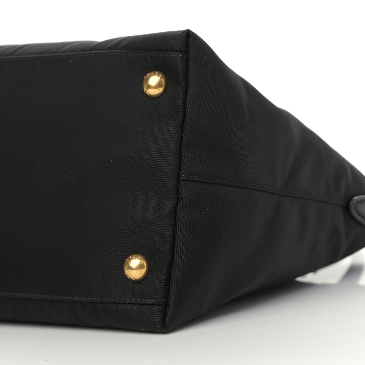 Tessuto Nylon Saffiano Small Satchel Black