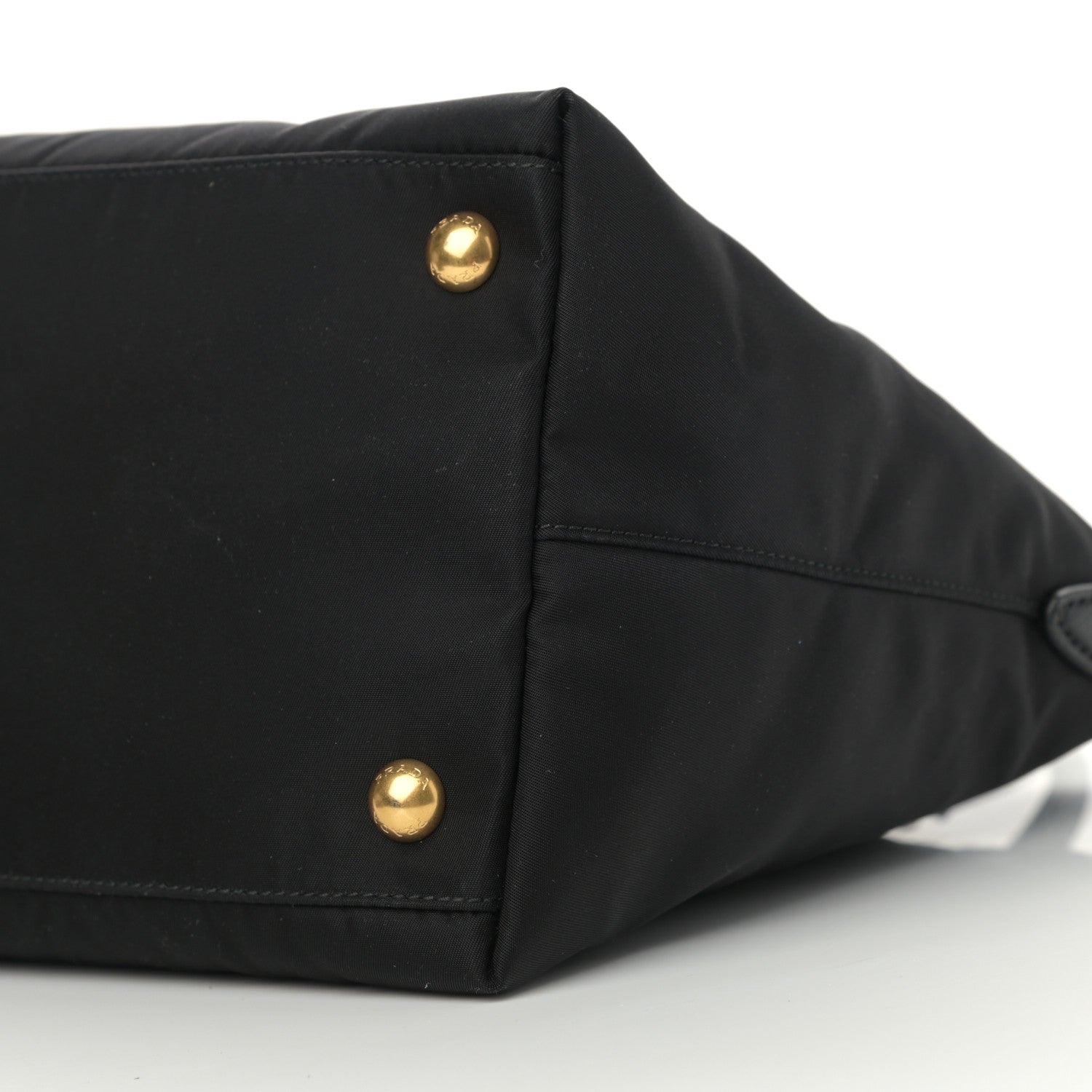 Prada Tessuto Nylon Saffiano Small Satchel Black 11 of 11