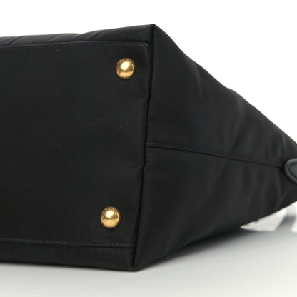 Prada Tessuto Nylon Saffiano Small Satchel Black 11 of 11