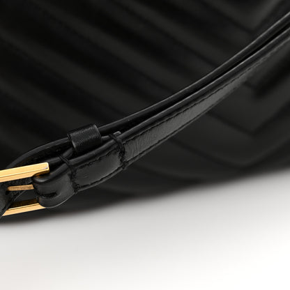 Saint Laurent Calfskin Matelasse Monogram Lou Camera Bag Black 14 of 18