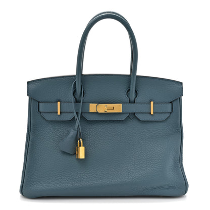 Hermes Togo BIRKIN 30 Cobalt 1 of 12