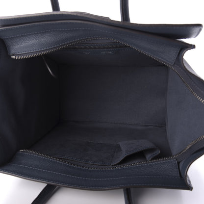Celine Drummed Calfskin Mini Luggage Orage 5 of 10