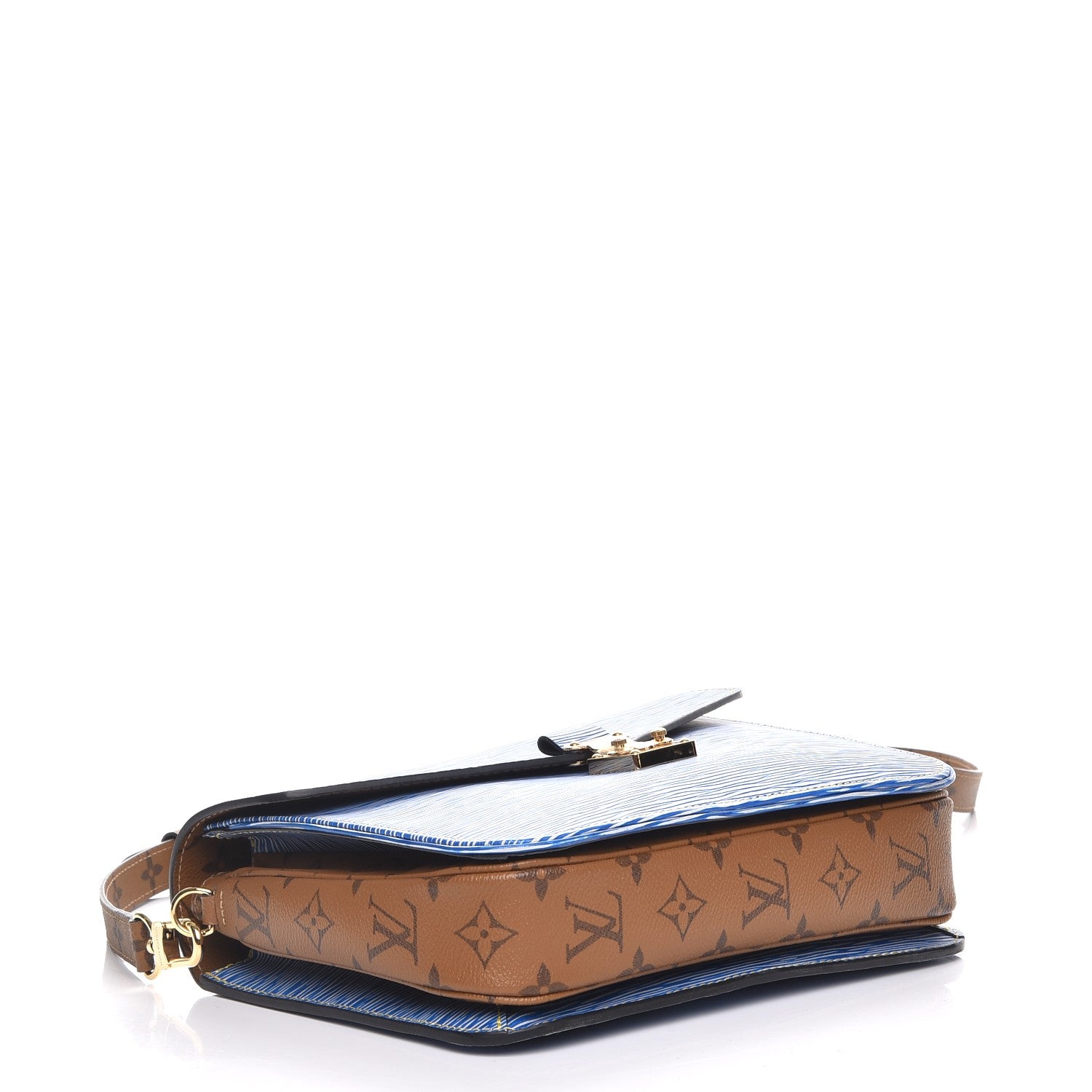 Louis Vuitton Epi Reverse Monogram Pochette Metis Denim Light 4 of 7