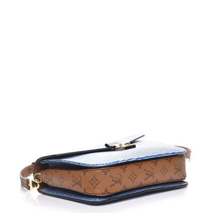 Louis Vuitton Epi Reverse Monogram Pochette Metis Denim Light 4 of 7