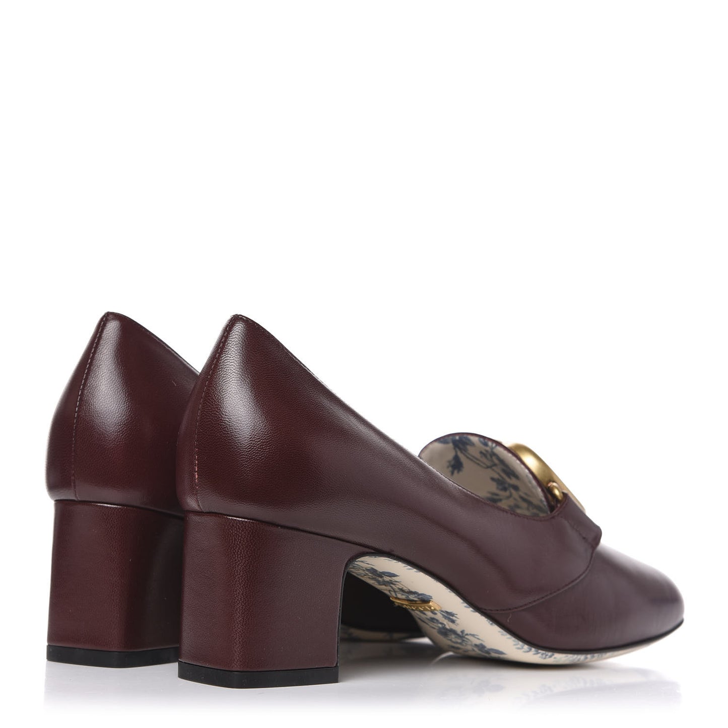 Malaga Kid GG Victoire 55mm Loafer Pumps 37 Vintage Bordeaux