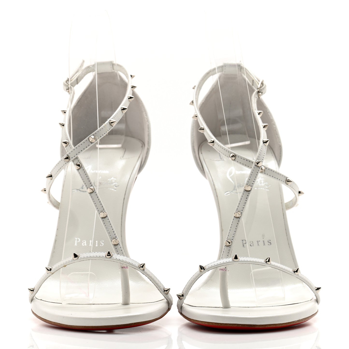 Riojana 100 Spiked Sandals 39 White