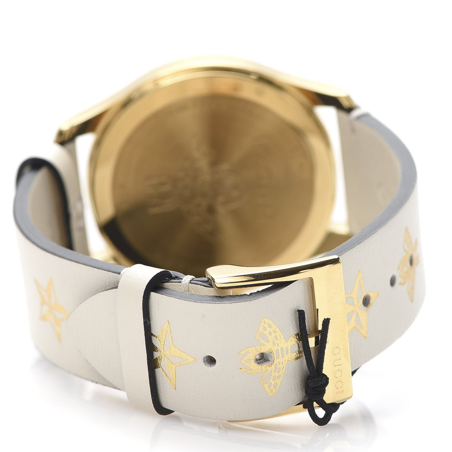 Stainless Steel Calfskin 38mm G-Timeless Bee Star Quartz Watch White