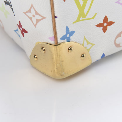 Louis Vuitton Monogram Multicolor Keepall 45 White 7 of 14
