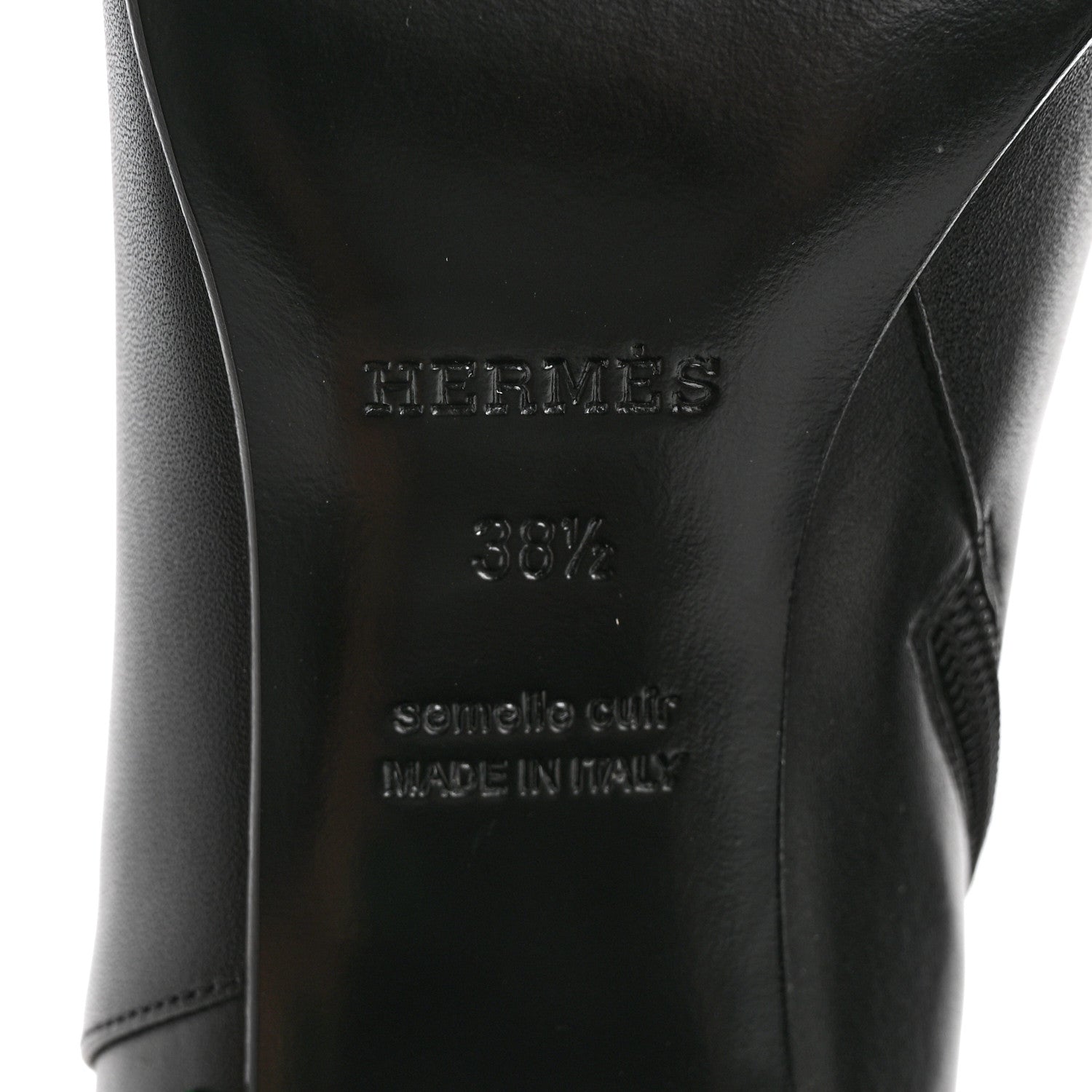 Hermes Calfskin Saint Germain Ankle Boots 38.5 Black 7 of 8