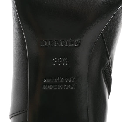 Hermes Calfskin Saint Germain Ankle Boots 38.5 Black 7 of 8