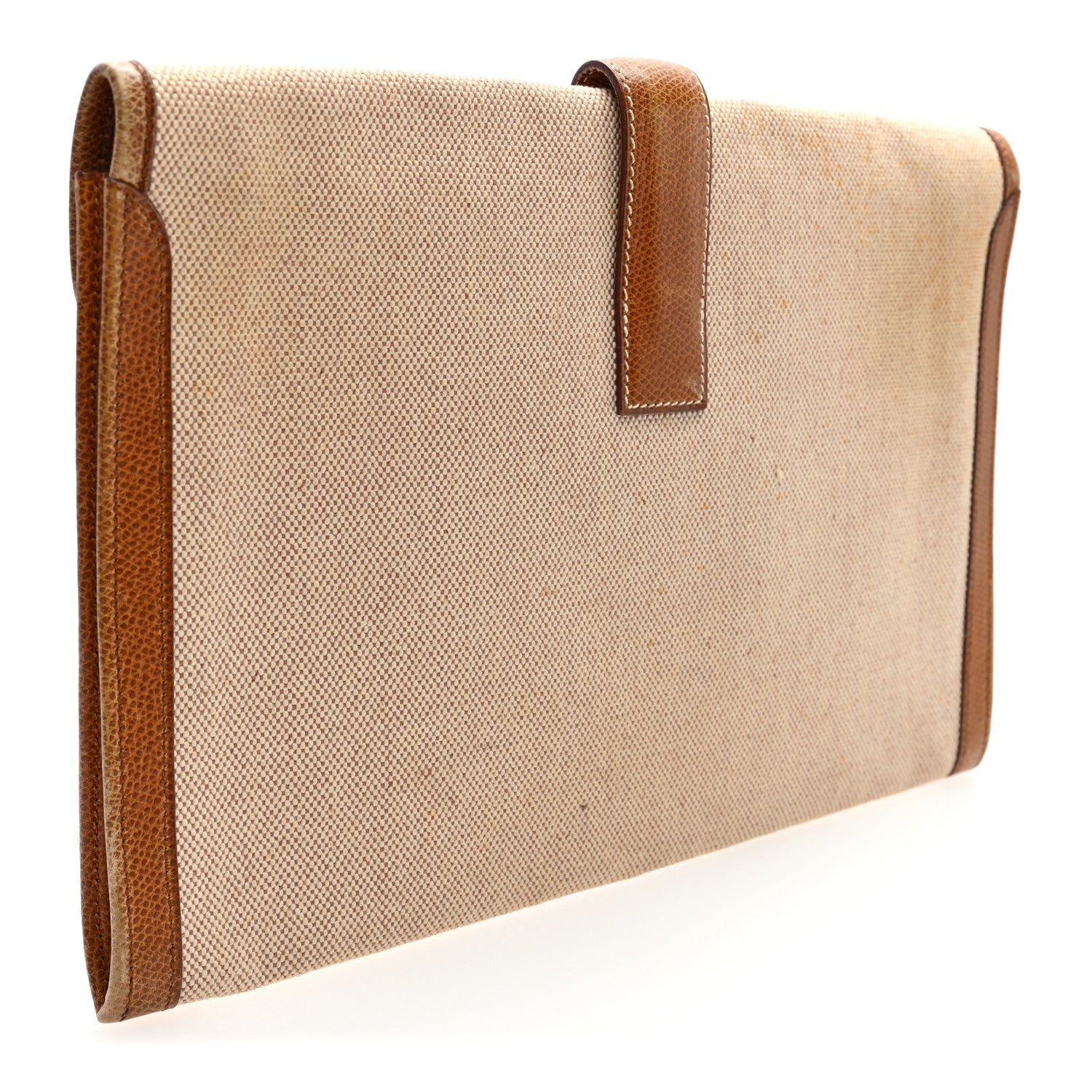 Hermes Peau Porc Toile Jige PM Clutch 3 of 7