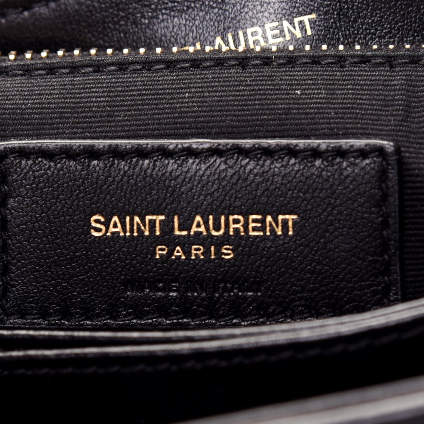 Calfskin Y Quilted Monogram Toy Loulou Crossbody Bag Black
