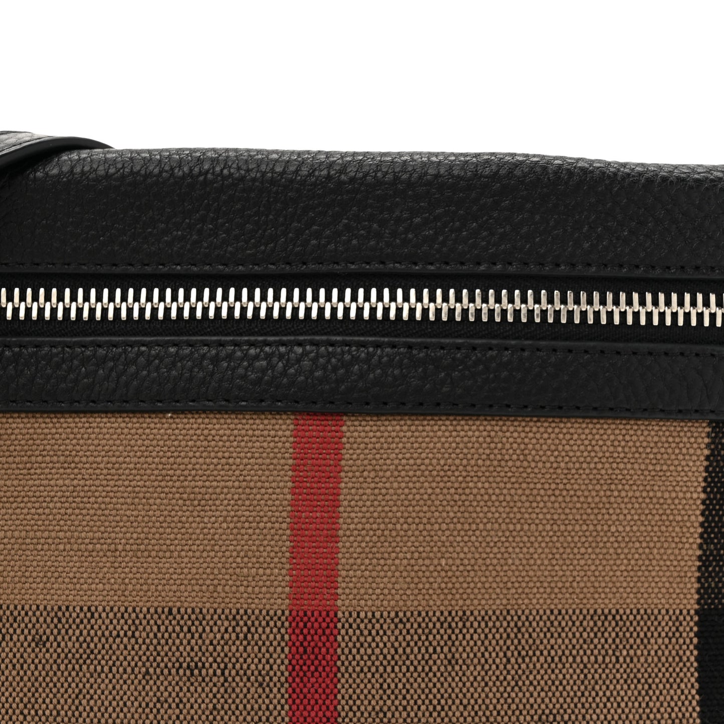 Canvas Check Small Farley Crossbody  Bag Black