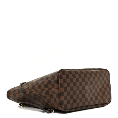 Louis Vuitton Damier Ebene Neo Neverfull MM Rose Ballerine 5 of 15
