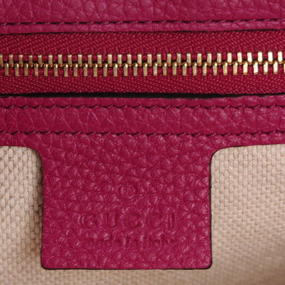 Gucci Cellarius Calfskin Medium Soho Flap Crossbody Bright Bouganville 6 of 7