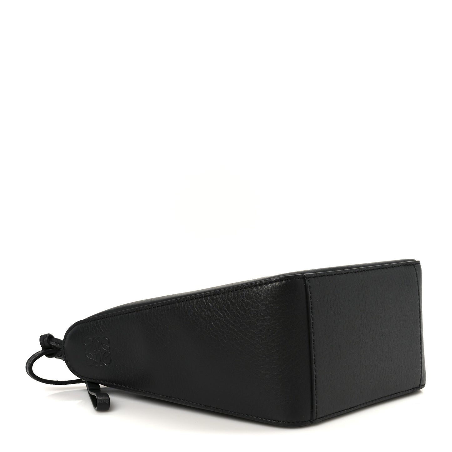 Calfskin Mini Hammock Hobo Black