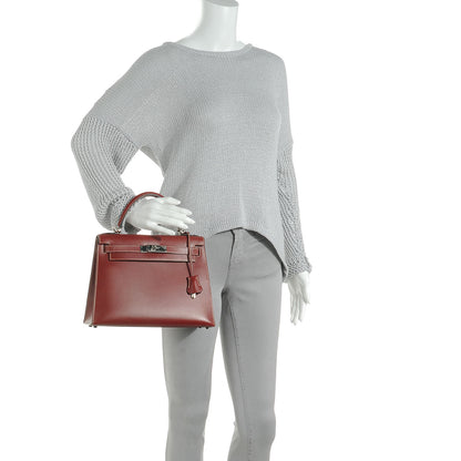 Hermes Chamonix Kelly Sellier 28 Rouge H 2 of 8
