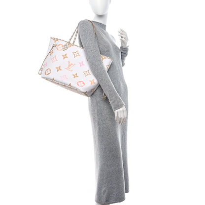 Louis Vuitton Monogram Giant By The Pool 2.0 Neverfull MM Beige 2 of 9