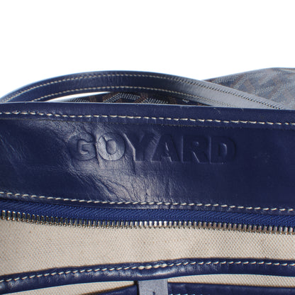 Goyard Goyardine Marquises Tote Blue 6 of 7