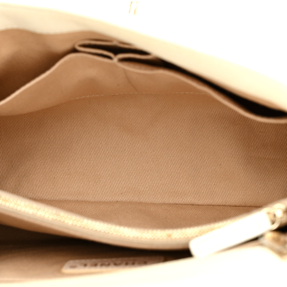Iridescent Caviar Quilted Small Coco Handle Flap White