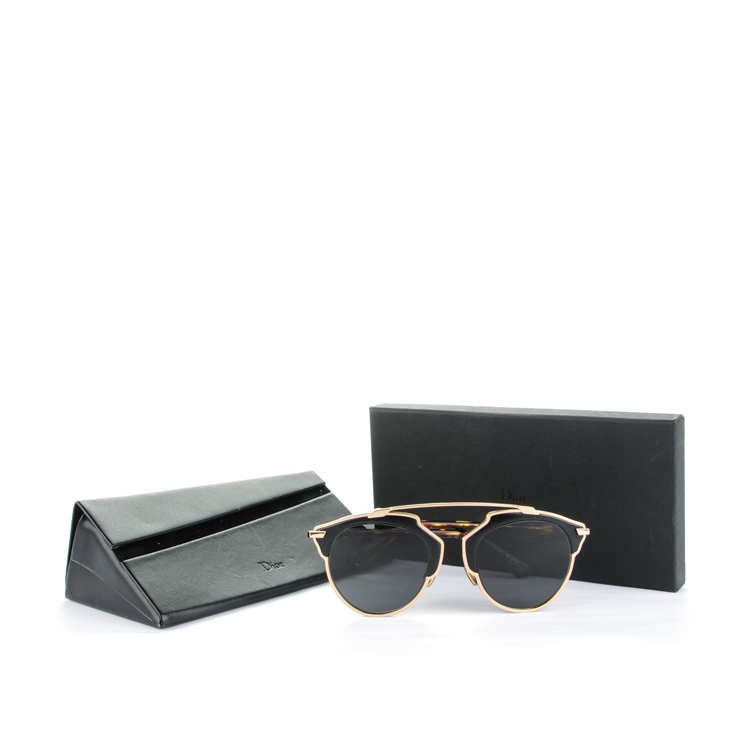 Christian Dior Metal Leather So Real Sunglasses Black 9 of 9
