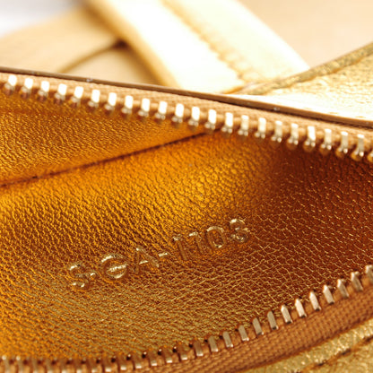 Celine Lambskin Medium Vertical Bi-Cabas Gold 8 of 9