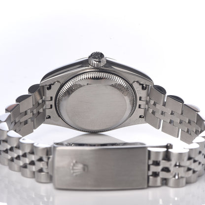 Rolex Stainless Steel 18K White Gold 26mm Oyster Perpetual Datejust Watch White Roman 79174 5 of 8