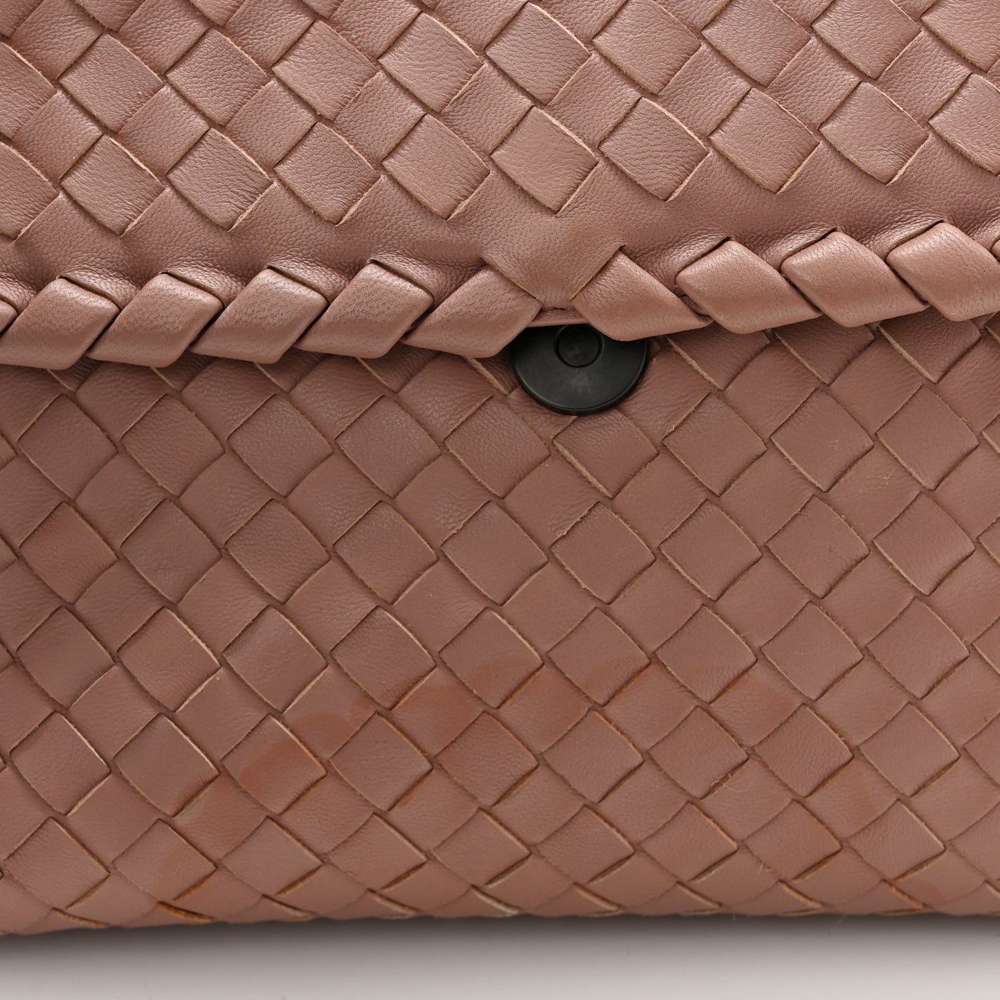 Nappa Intrecciato Small Olimpia Shoulder Bag Deco Rose