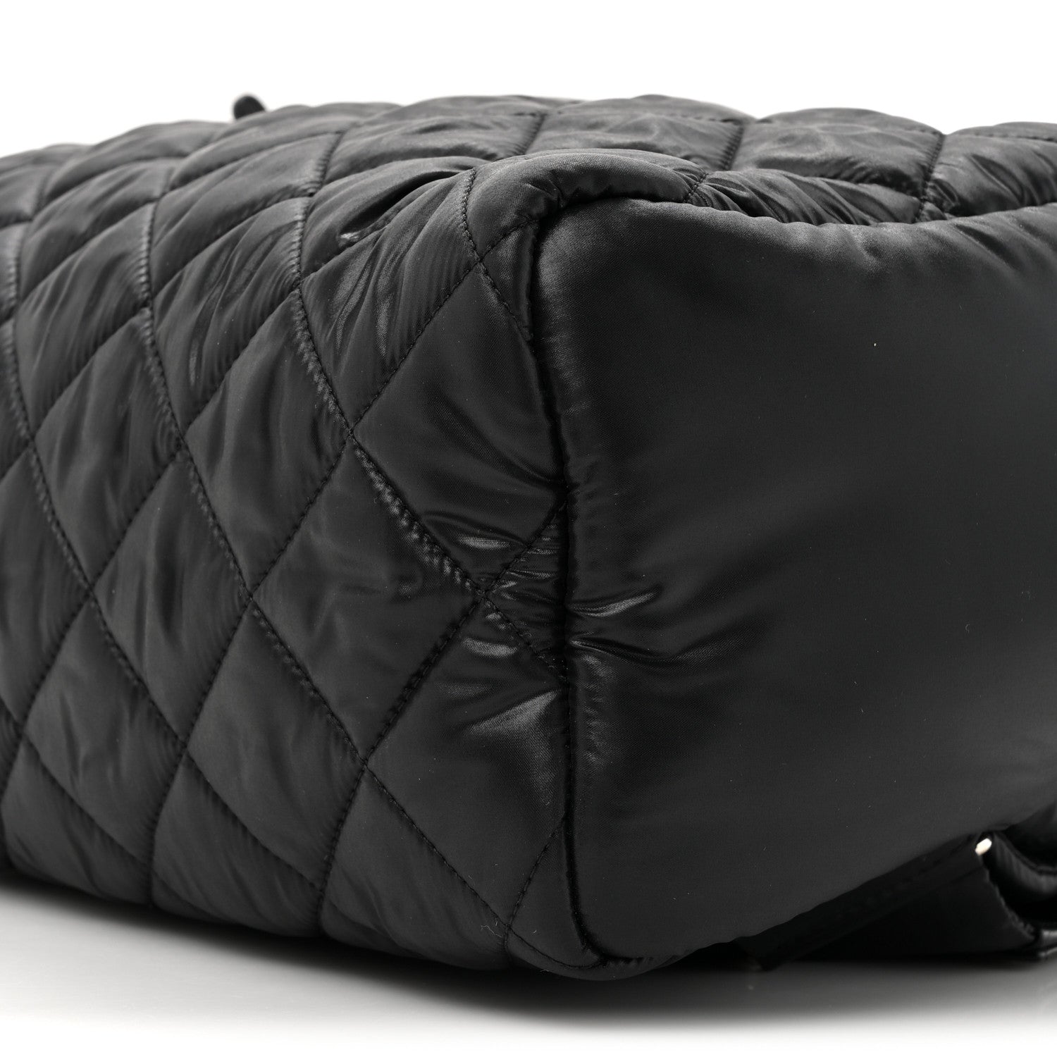 Chanel Nylon Quilted Coco Cocoon Backpack Black 9 of 10