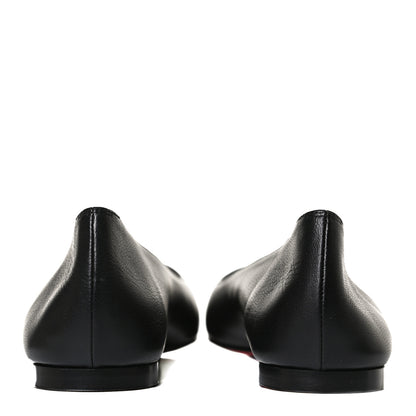 Christian Louboutin Shiny Nappa Ballalla Flats 38.5 Black 6 of 10