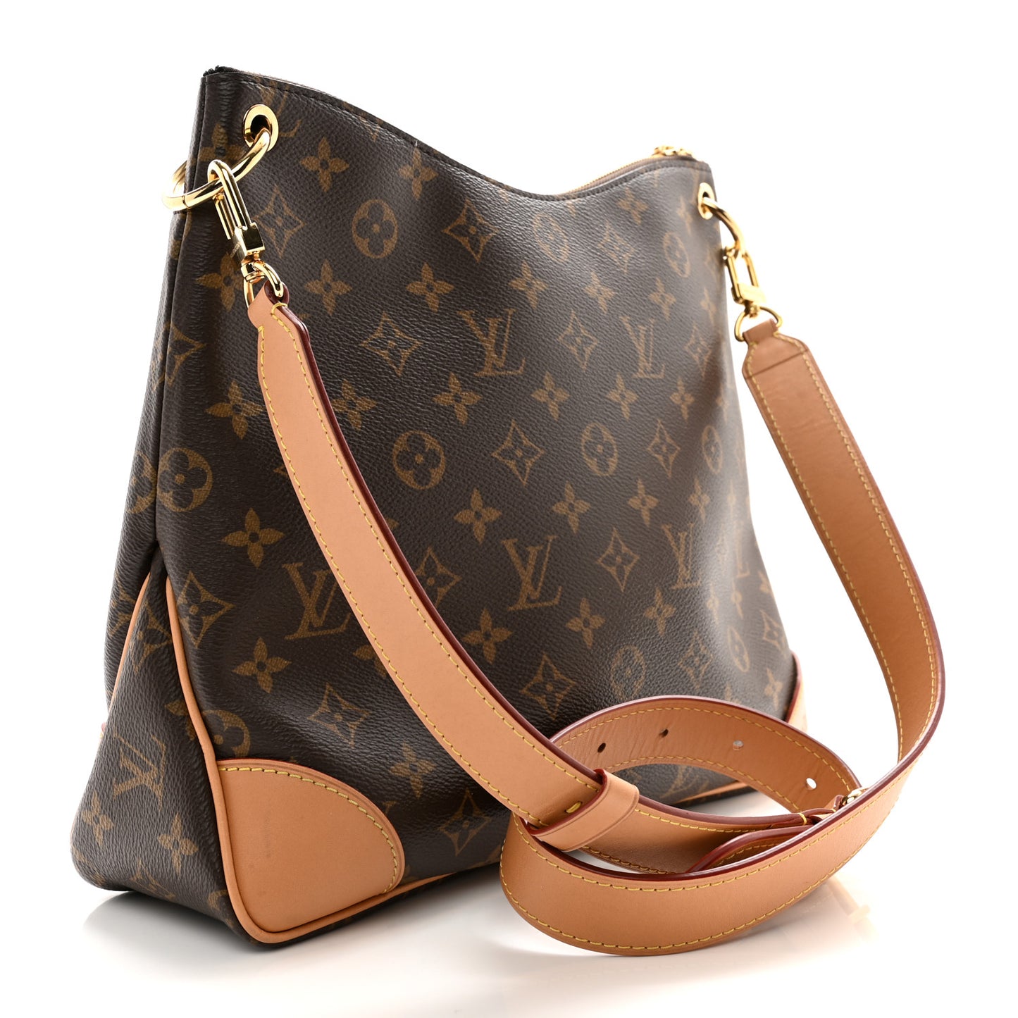 LOUIS VUITTON Monogram Odeon MM Natural