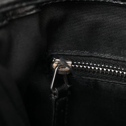 Saint Laurent Calfskin Y Quilted Monogram Small Loulou Backpack Black 10 of 10