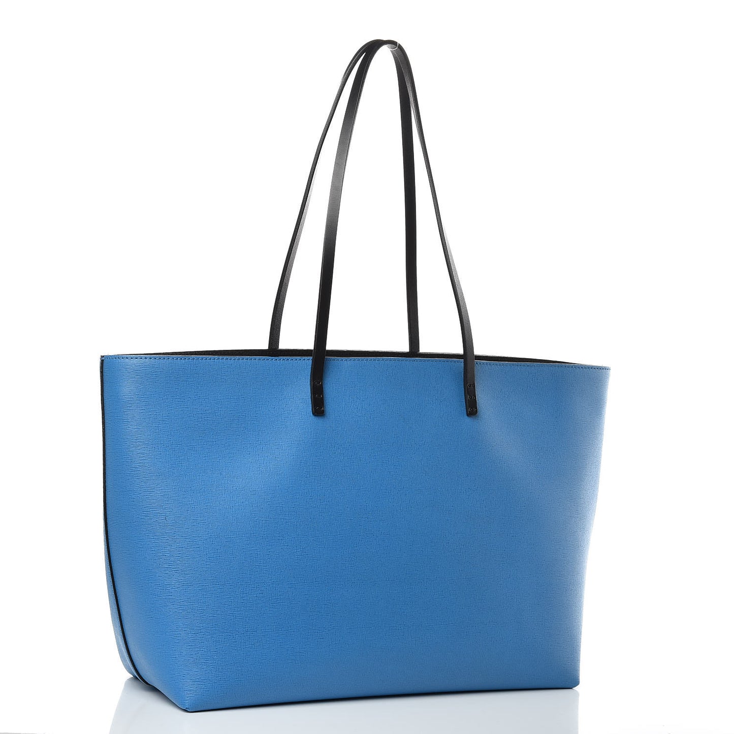 Vitello Elite Cuoio Monster Buggies Medium Roll Tote Blue Royal Black