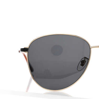 Gucci Aviator GG Sunglasses Gold 7 of 8