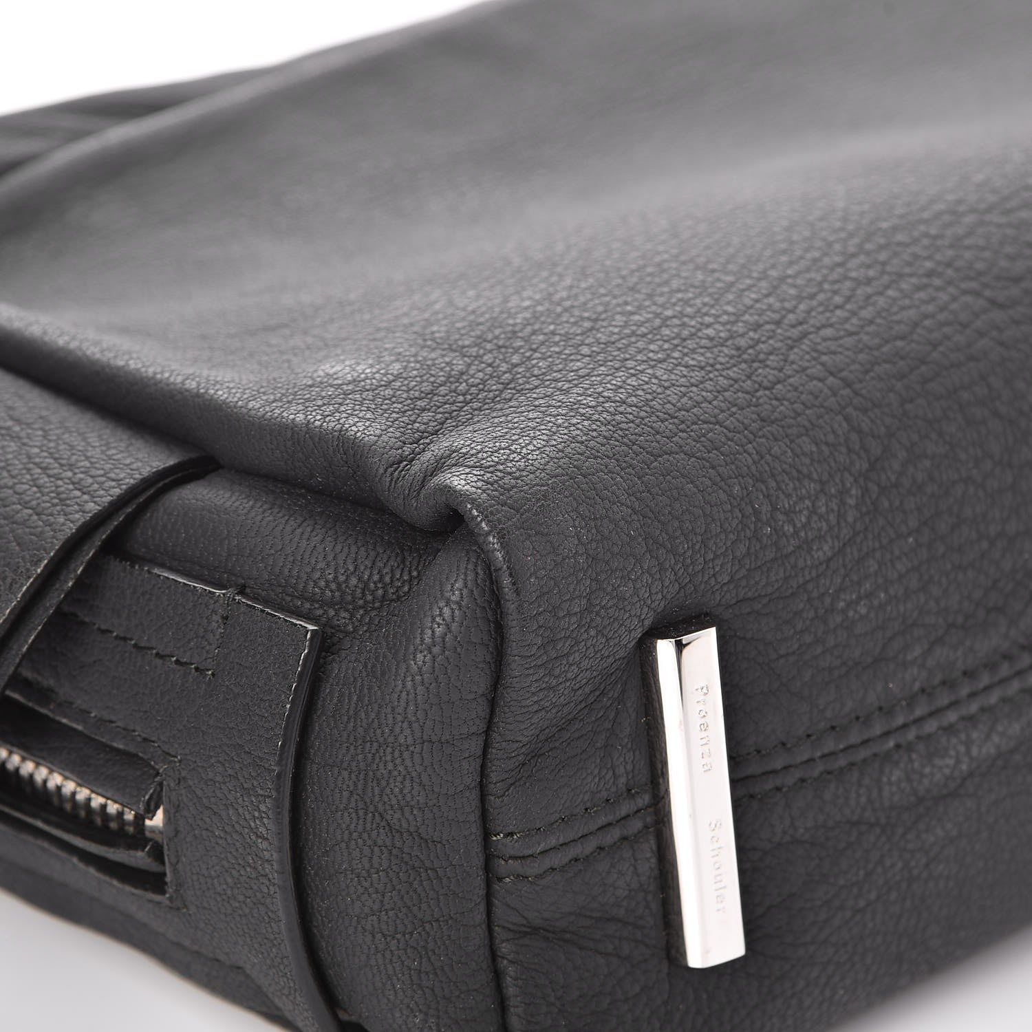 Proenza Schouler Grained Calfskin Carlton Clutch Black 5 of 10