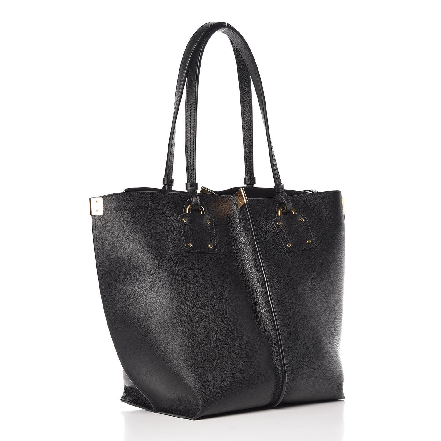 Smooth Calfskin Medium Vick Tote Black