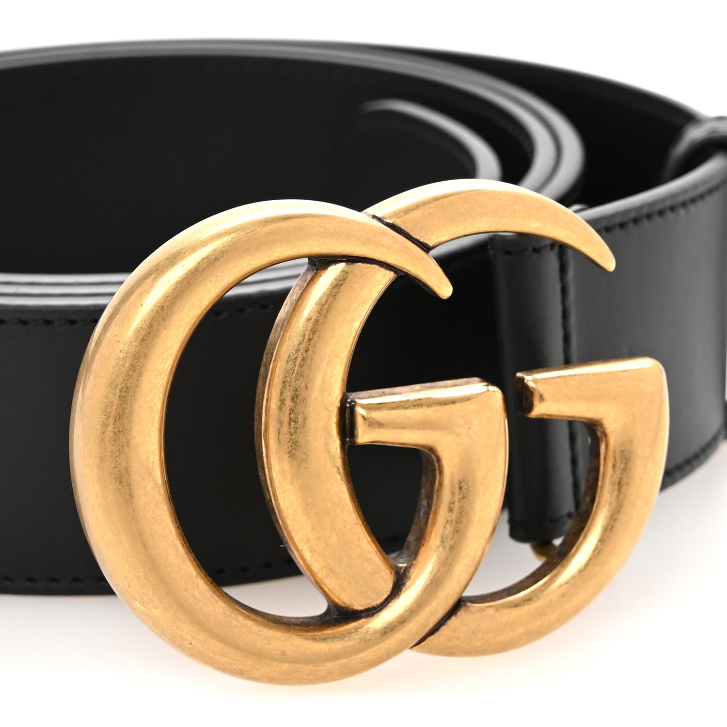 Gucci Calfskin Double G 40mm Belt 115 46 Black 6 of 6