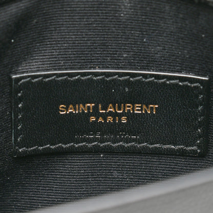Saint Laurent Grain De Poudre Uptown Pouch Black 6 of 6