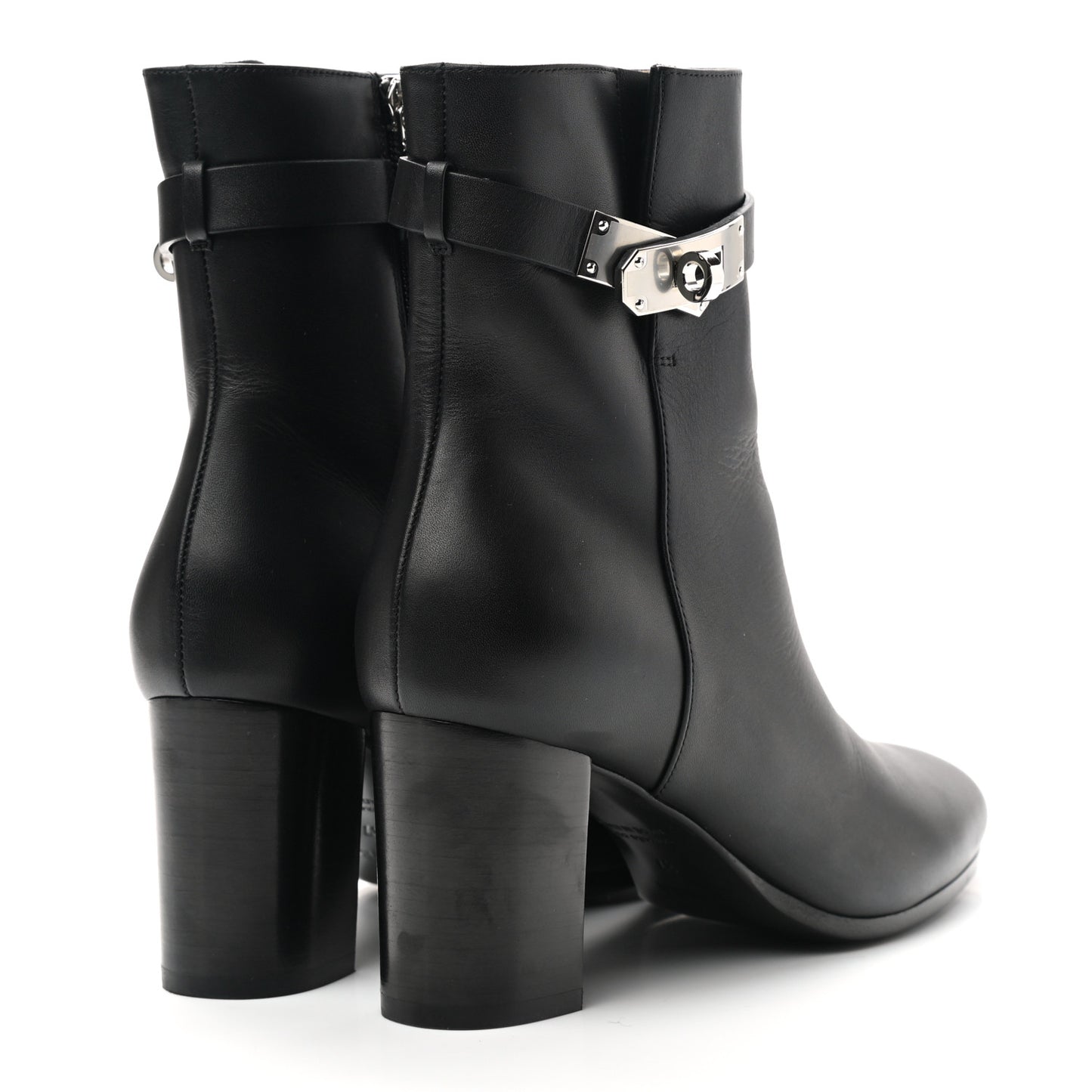 Calfskin Saint Germain Ankle Boots 37 Black