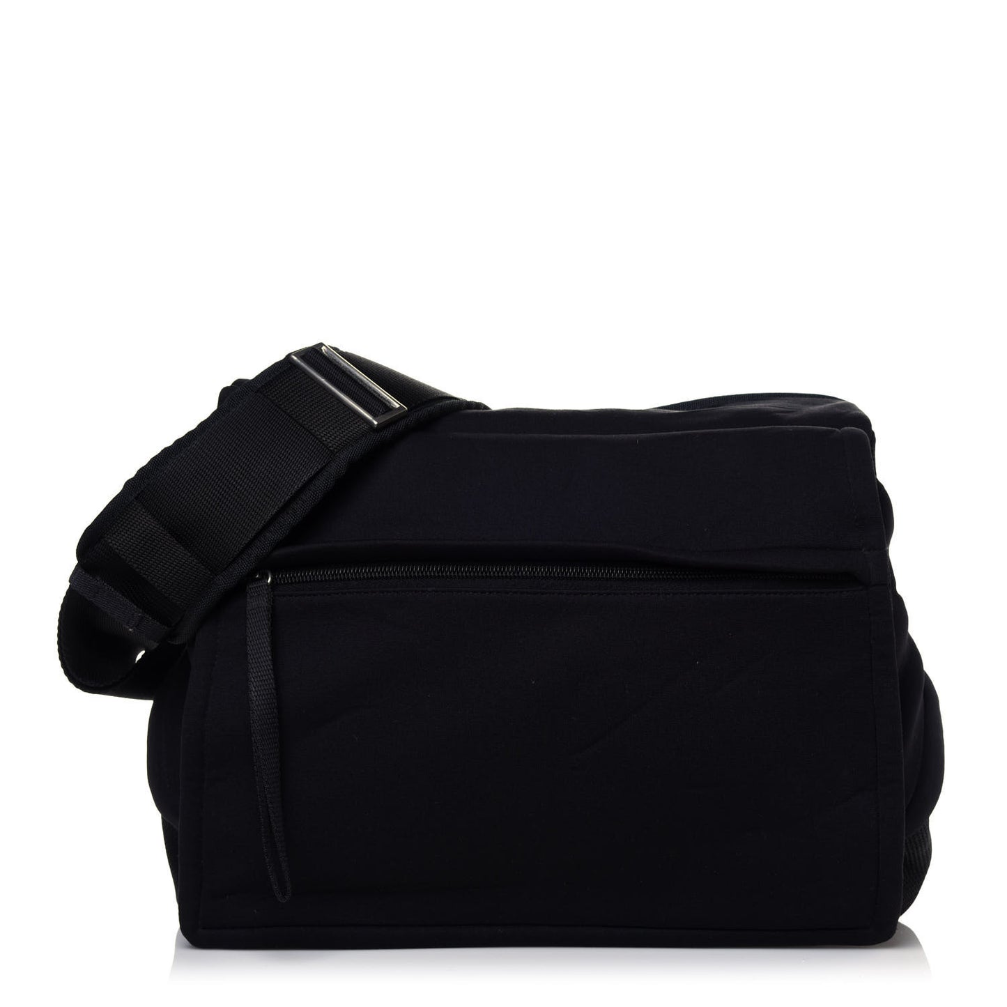 Tessuto Nylon Sport Messenger Bag Black