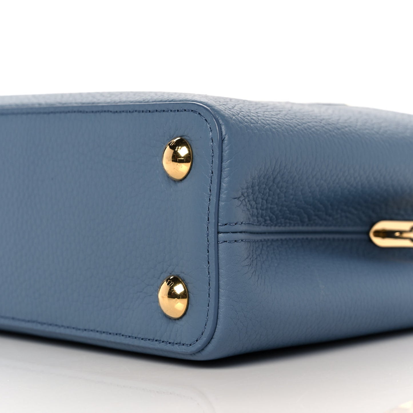 Taurillon Scrunchie Capucines BB Blue